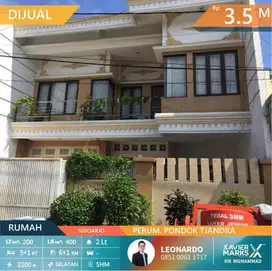 Rumah Pondok Tjandra Cluster Palem lebar 10x20meter bangunan 400m2