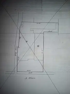 dijual cepat rumah hitung harga tanah jalan utama laksana
