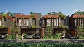 rumah konsep villa 3 lantai cluster daksa lokasi nempel BSD
