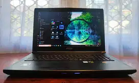 Laptop Gaming MSI Intel Core i7 7th VGA Nvidia GTX 960M Mulus