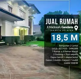 Rumah 2 lantai di Gandaria Selatan Cilandak Jakarta Selatan