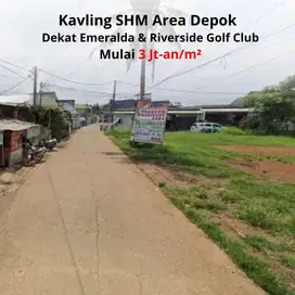 Tanah Kavling SHM Cilangkap, Depok 300 Juta-an. Bisa Cicil 12x