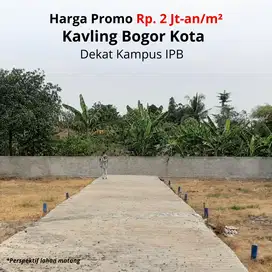 Harga Promo Rp. 2 Jt-an/ m2. Kavling Bogor Kota Dekat IPB