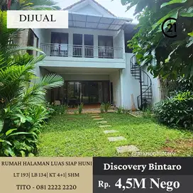 Rumah dengan Halaman Luas Siap Huni di Discovery Bintaro 15569