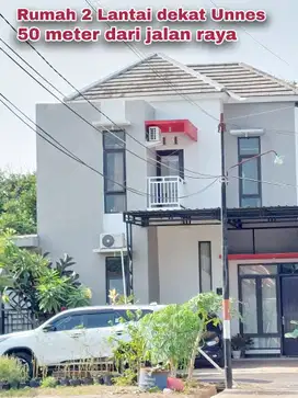Rumah mangunsari gunungpati dekat Unnes hanya 50 meter dari jalan raya