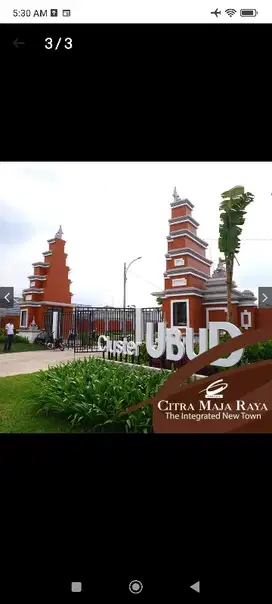 Tanah siap bangun perum Citra Maja UBUD PADMA jual murah!