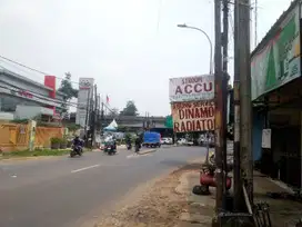 Tanah kosong bonus rmh & 5 kios aktif di pinggir jln raya jatiasih