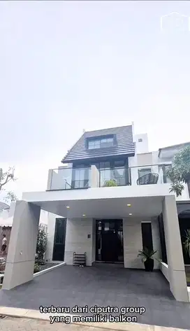 Rumah Citraland Driyorejo CBD attic balkon 3 Lantai