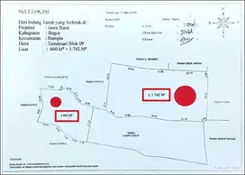 Dijual Tanah di Taman Sari Rumpin, Bogor