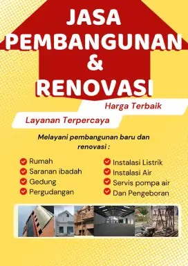 Jasa pembangunan dan renovasi