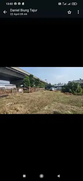 DJUAL LAHAN KOMERSIAL DI JL. KH SHOLEH ISKANDAR KEC TANAH