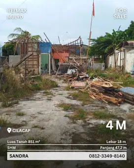 Dijual Tanah Di Pusat Kota Cilacap