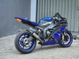 Moge Sport Yamaha Yzf R6 Th 2014 Blue Race Like New Siap Gas Modif