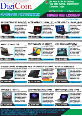 promo laptop gaming cuma pake cicilan homecredit