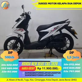 HONDA NEW BEAT CBS 2020 CASH/KREDIT DP MURAH GRATIS OLI 3X