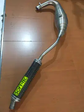 knalpot ninja R / SS model cobra BONUS borgol shock depan
