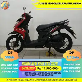 HONDA NEW BEAT CBS 2020 CASH/KREDIT SYARAT MUDAH KTP/KK