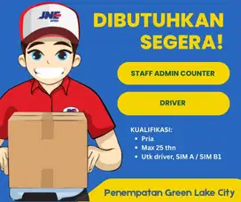 LOWONGAN KERJA ADMIN DRIVER JNE