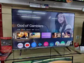 TV LED 43 INCH 4K UHD, GOOGLE TV POLYTRON PLD 43UG5059