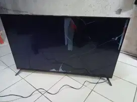 TV.Changhong..43.Kondisi rusak..Power hidup layar bergaris..blank.