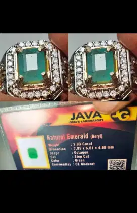 Natural emerald beryl