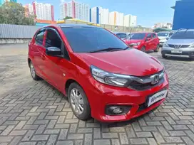 Pajak Panjang Honda Brio Satya 1.2 E Bensin-AT 2021 Merah