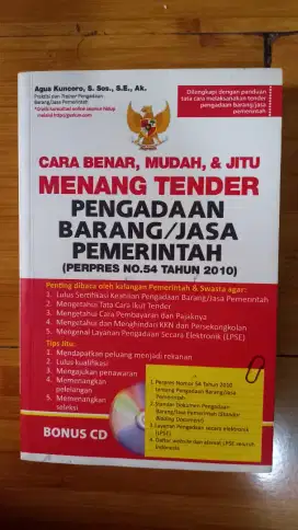 Menang Tender Pangadaan Barang/Jasa Pemerintah