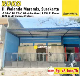 Disewakan Ruko Lingkungan Ramai Jl Walanda Maramis Solo