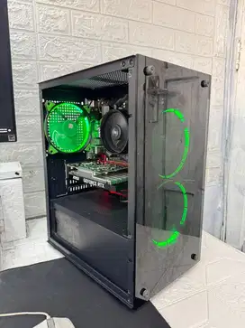 PC RTX 3050 6GB AMD RYZEN 3 1300X RAM 16GB SSD 128GB ADA WIFI SIAP GAS