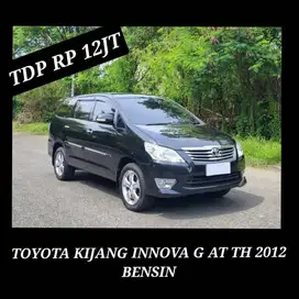 TOYOTA INNOVA G AT TH 2012 BENSIN
