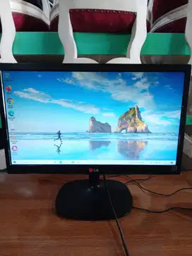 led monitor 20 LG murah normal