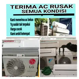 Terima ac bekas rusak
