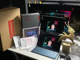 Lenovo Yoga Book 9 13IMU9 Ultra 7 155U Istimewa Likenew Baru 1 Bulan