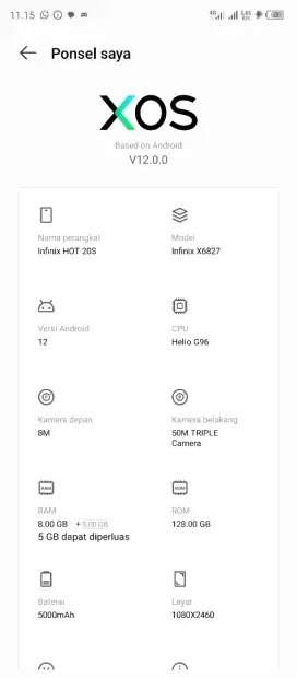 INFINIX HOT 20s 8+5/128