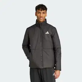Jacket Adidas BSC 3 Stripes Insulated Black Original Jaket Tebal Pria