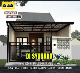 Rumah siap huni depok suhada  dekat jalan sukarno hatta