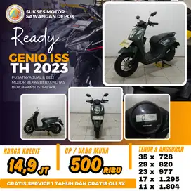 DP 500 CASH KREDIT HONDA GENIO ISS TAHUN 2023 UNIT MULUS BERGARANSI