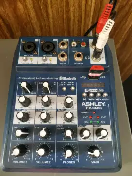 Mixer Ashley 5 cenel input USB Player bisa jadi Sound Card