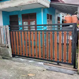 pagar dorong minimalis