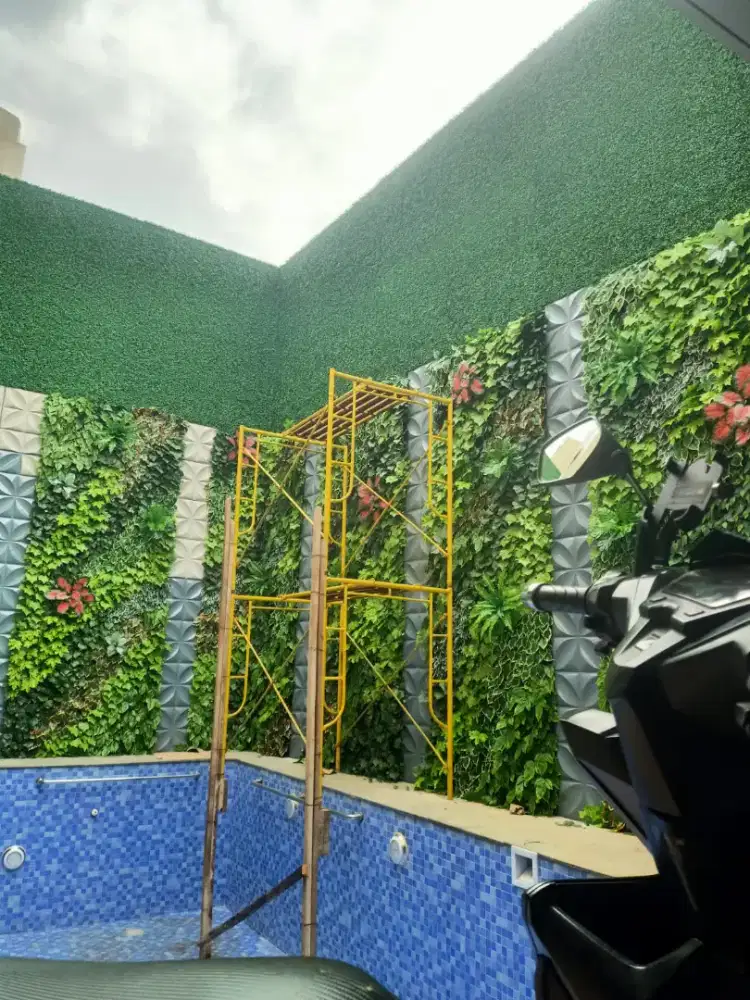 Vertical Garden Artificial | Taman Dinding Cantik & Awet|Custom Desain