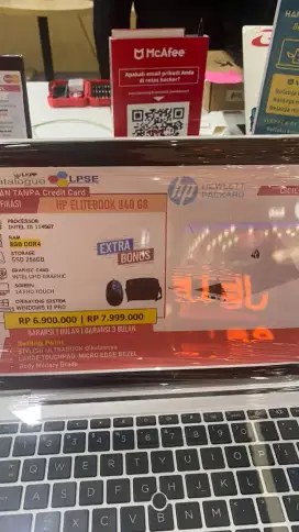 Laptop dan second