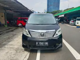 DP 10jt only Alphard 2.4  G AT CBU 2011 Hitam