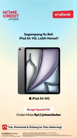 Cicilan Ipad Air M2 Bebas 2x cicilan