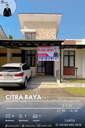 Dijual Rumah 1 Lantai High Ceiling Siap Huni di Citra Raya