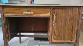 Meja Kayu Laci 55x100cm
