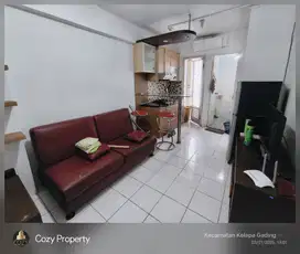 Sewa murah apartemen gading nias 2 kmr furnish tahunan murah nego