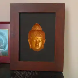 Frame kepala Budha 4D 30x40cm