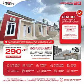Dijual Rumah Minimalis Dekat Kampus Unsyiah & UIN Darusalam Banda Aceh