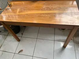Meja panjang kayu jati