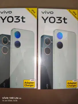 Vivo y03t ram 4+4/64GB garansi resmi segel box